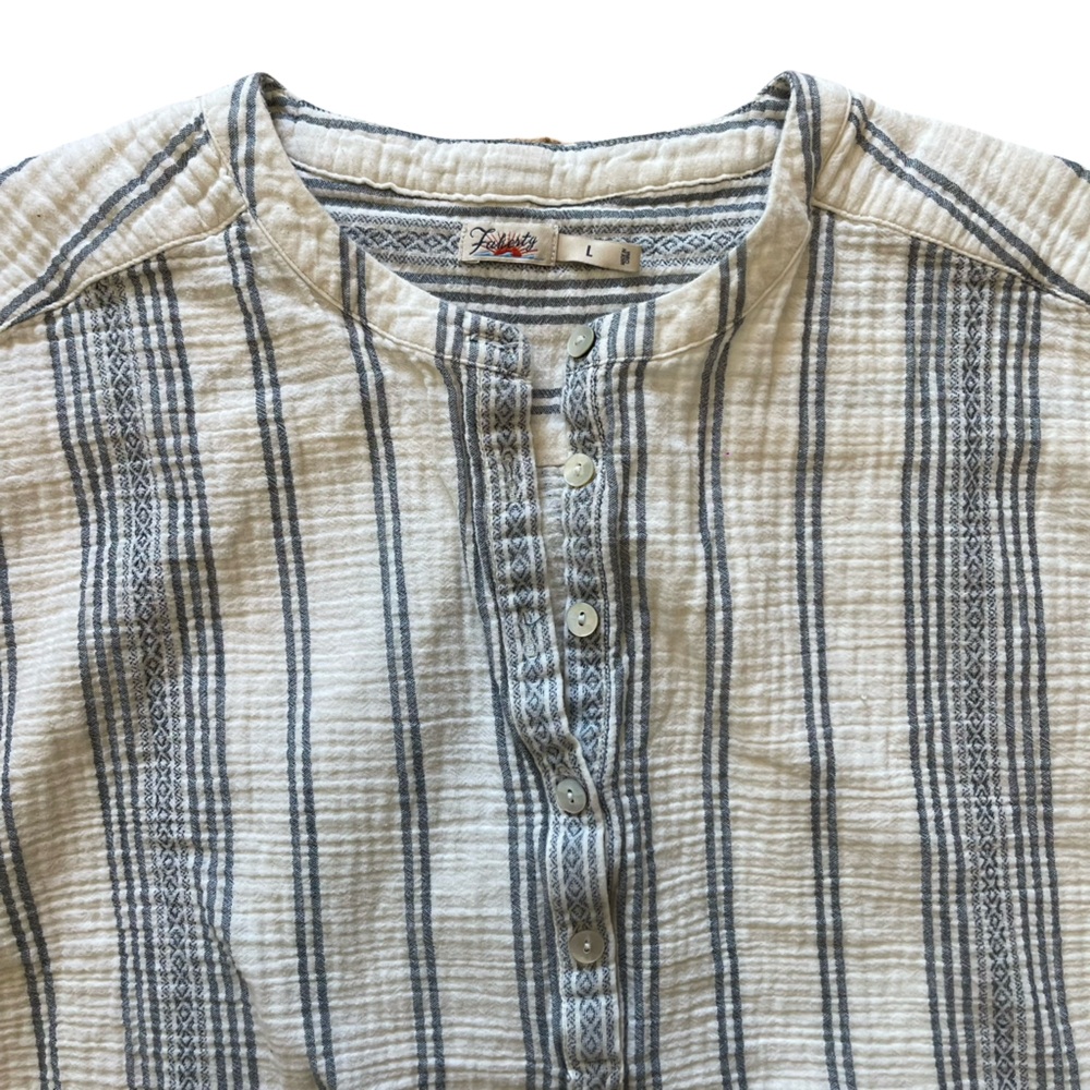 Faherty Dream Cotton Desmond Top - Picture 2 of 7